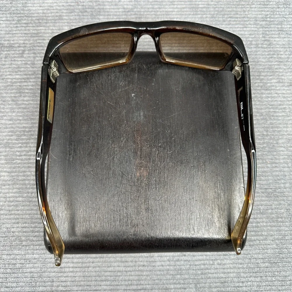 Vintage Spy Optic Plus Sunglasses Brown Gradient Rectangular Y2k Frames